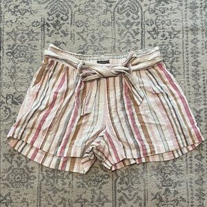 Maurices Multicolor Striped High Waist Shorts
